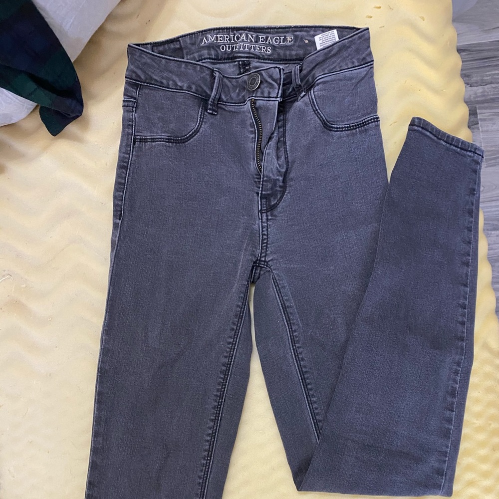 Off black sky high jeggings